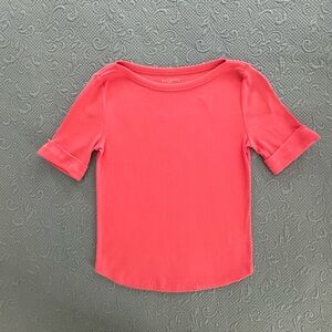Talbots boatneck T-shirt top size medium petite.